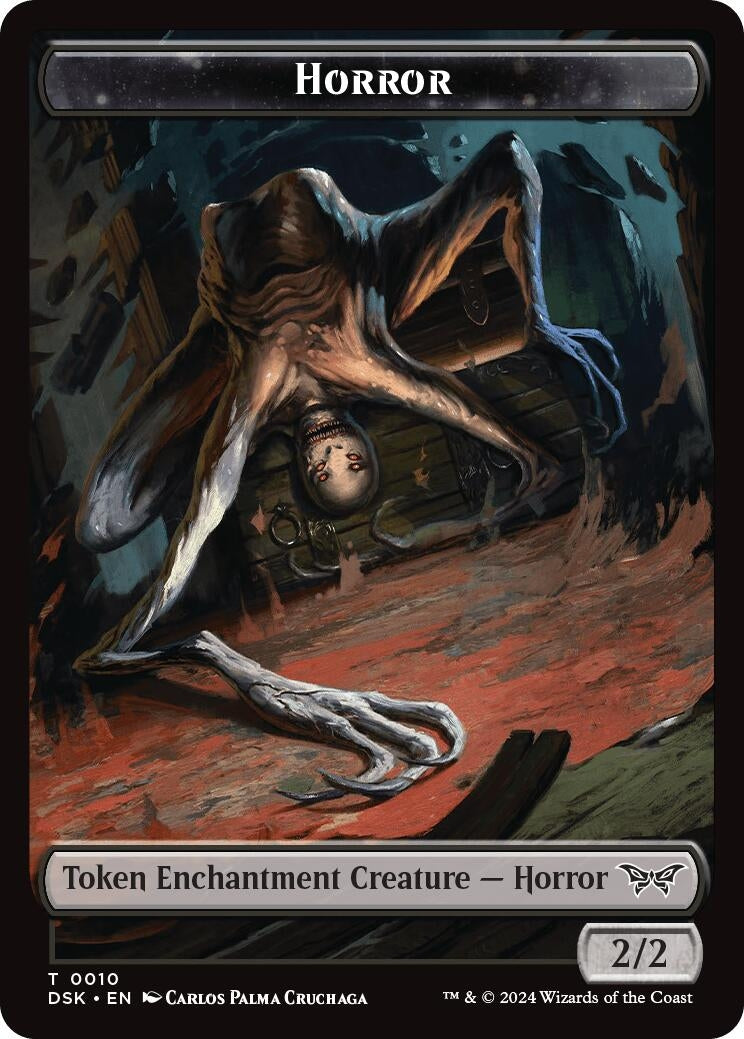 Horror // Copy Double-Sided Token (10) [DSK] - MTG Single