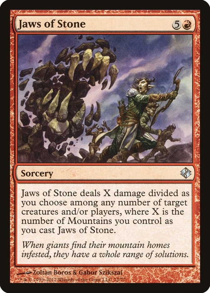 Jaws of Stone (72) [DDI] - MTG Single