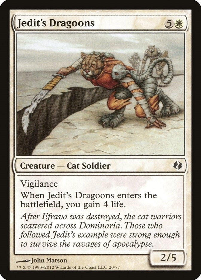 Jedit’s Dragoons (20) [DDI] - MTG Single