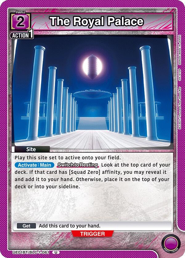 The Royal Palace (11061) [UE01BT] - Union Arena Single