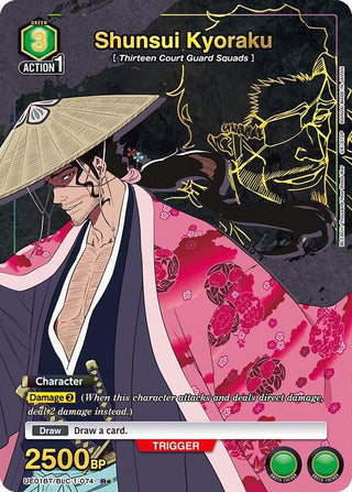 Shunsui Kyoraku (074) (R*) (11074) [UE01BT] - Union Arena Single