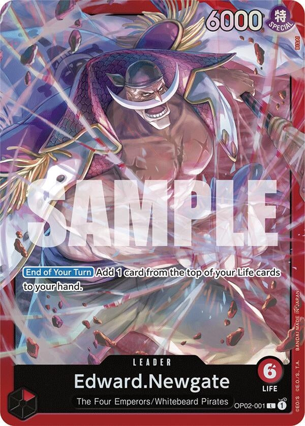 Edward.Newgate (OP02-001) (2001) (ST-15) - One Piece Card Game Single