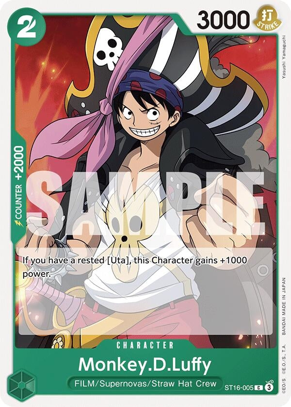Monkey.D.Luffy (ST16-005) (16005) (ST-16) - One Piece Card Game Single