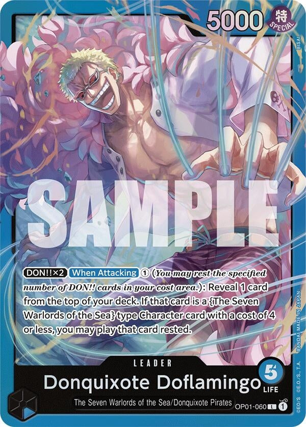 Donquixote Doflamingo (OP01-060) (1060) (ST-17) - One Piece Card Game Single