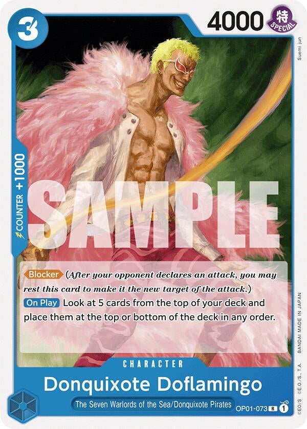 Donquixote Doflamingo (OP01-073) (1073) (ST-17) - One Piece Card Game Single