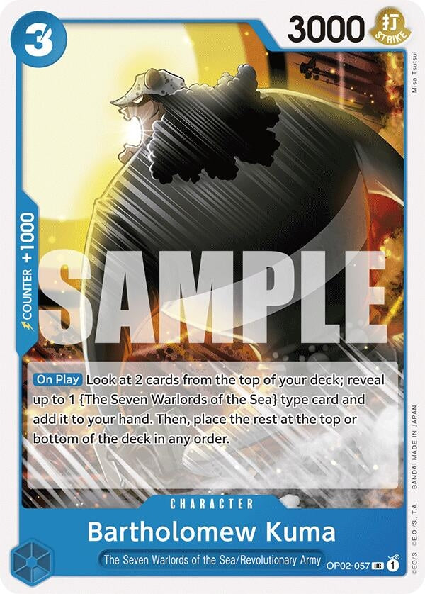 Bartholomew Kuma (2057) (ST-17) - One Piece Card Game Single