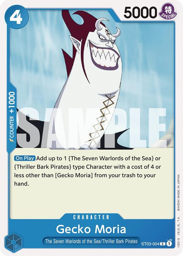 Gecko Moria (ST03-004) (3004) (ST-17) - One Piece Card Game Single