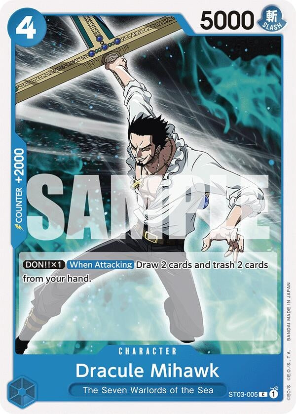 Dracule Mihawk (3005) (ST-17) - One Piece Card Game Single