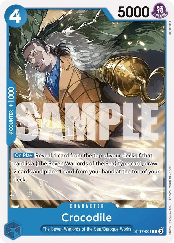 Crocodile (17001) (ST-17) - One Piece Card Game Single