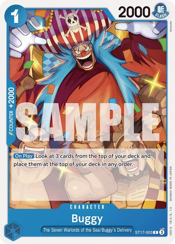 Buggy (17003) (ST-17) - One Piece Card Game Single