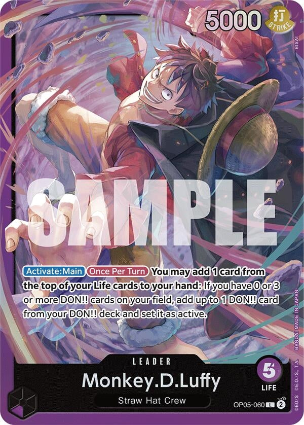 Monkey.D.Luffy (OP05-060) (5060) (ST-18) - One Piece Card Game Single