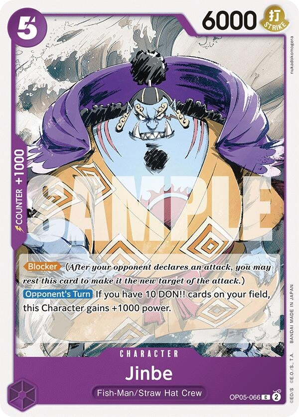Jinbe (5066) (ST-18) - One Piece Card Game Single