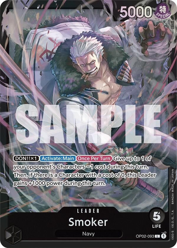 Smoker (OP02-093) (2093) (ST-19) - One Piece Card Game Single
