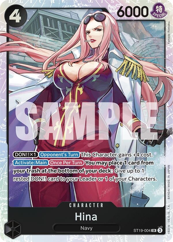 Hina (19004) (ST-19) - One Piece Card Game Single
