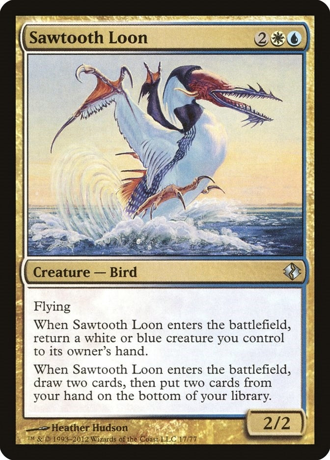 Sawtooth Loon (17) [DDI] - MTG Single