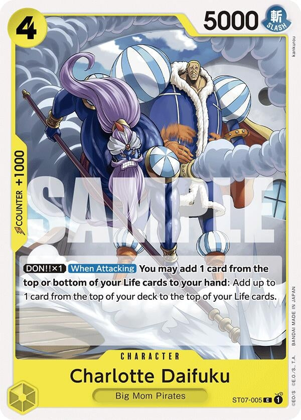 Charlotte Daifuku (7005) (ST-20) - One Piece Card Game Single