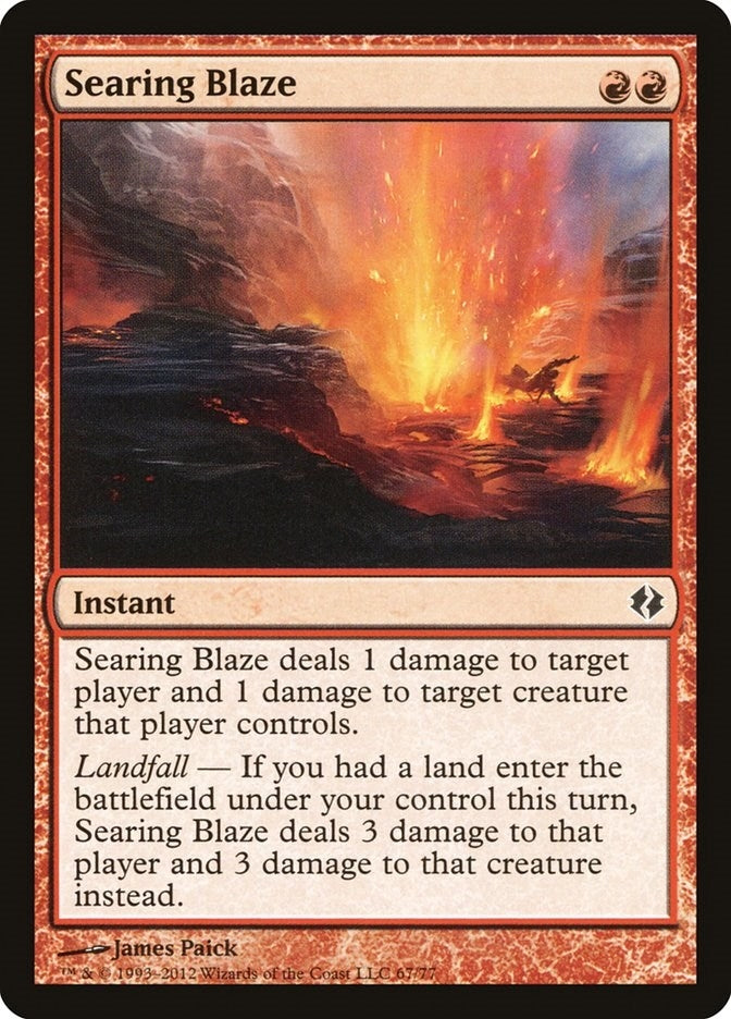 Searing Blaze (67) [DDI] - MTG Single
