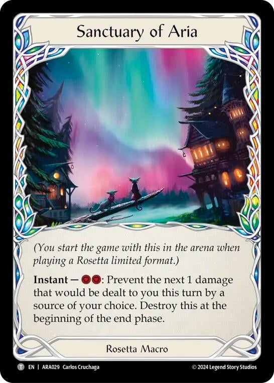 Sanctuary of Aria [ARA] - Flesh and Blood TCG Single