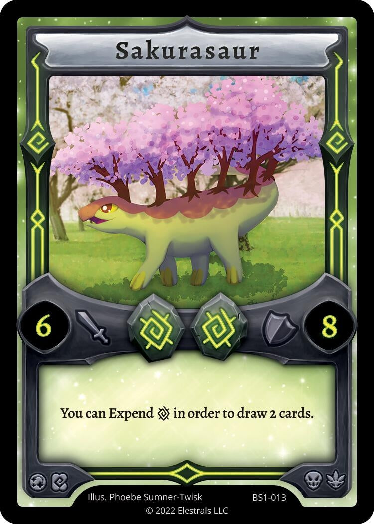 Image for Sakurasaur (BS1-013) (Base Set [Kickstarter Edition]) - Elestrals