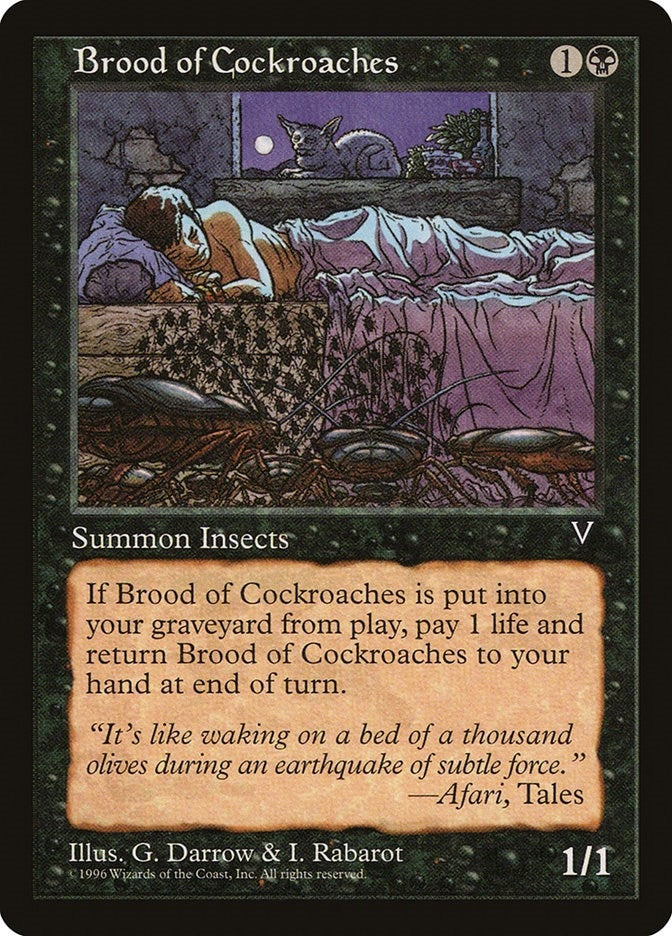 Brood of Cockroaches [VIS] - MTG Single