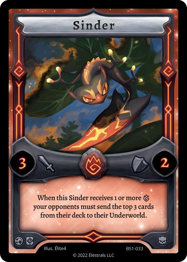 Image for Sinder (BS1-033) (Base Set [Kickstarter Edition]) - Elestrals