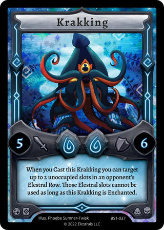 Image for Krakking (BS1-037) (Base Set [Kickstarter Edition]) - Elestrals