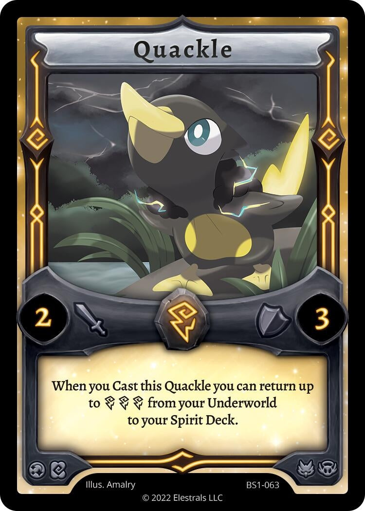 Image for Quackle (BS1-063) (Base Set [Kickstarter Edition]) - Elestrals