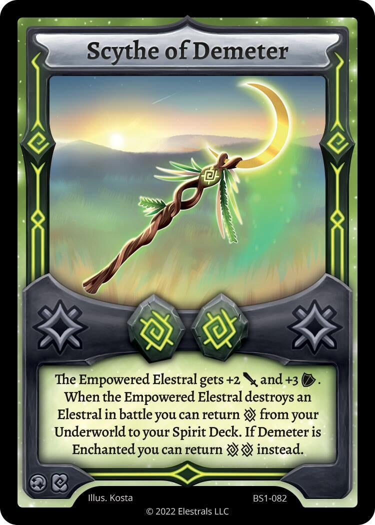 Image for Scythe of Demeter (BS1-082) (Base Set [Kickstarter Edition]) - Elestrals