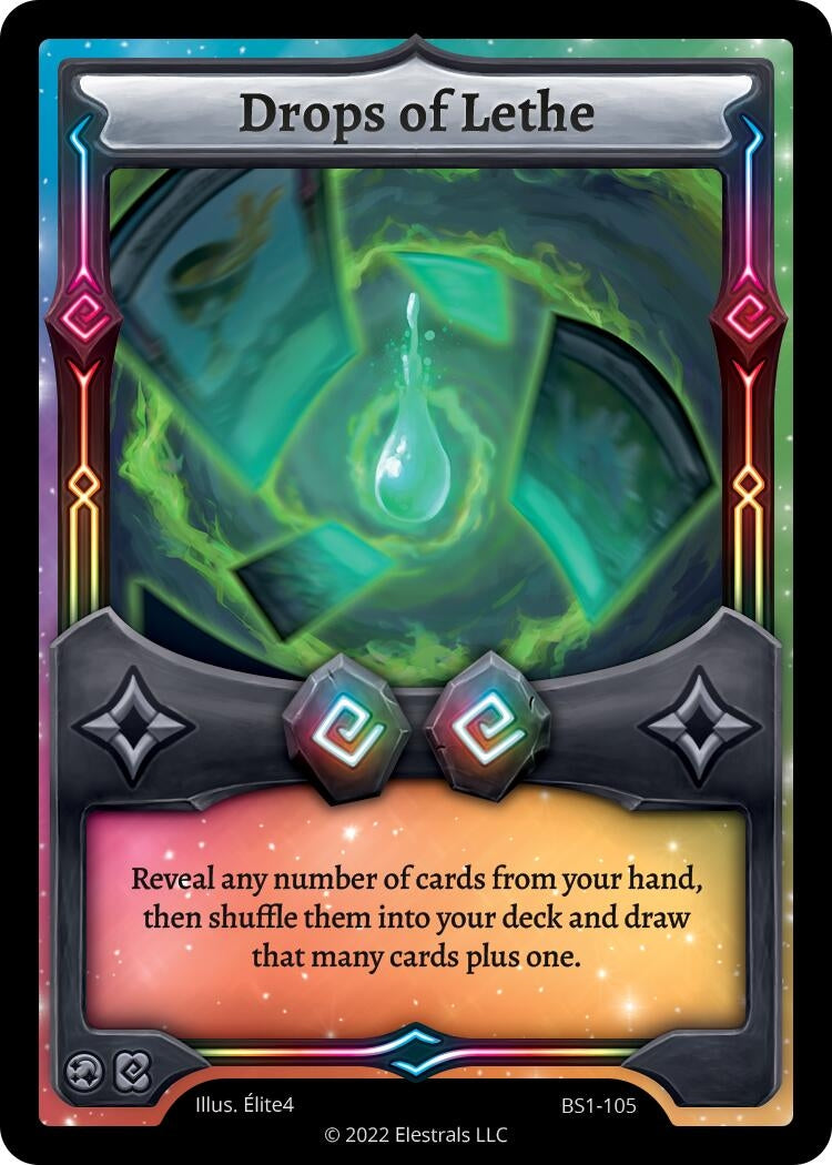 Image for Drops of Lethe (BS1-105) (Base Set [Kickstarter Edition]) - Elestrals