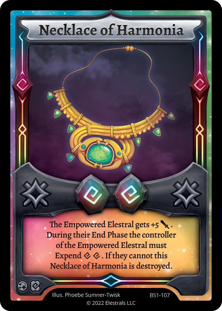 Image for Necklace of Harmonia (BS1-107) (Base Set [Kickstarter Edition]) - Elestrals