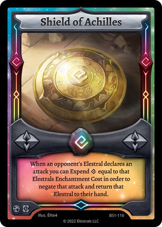 Image for Shield of Achilles (BS1-110) (Base Set [Kickstarter Edition]) - Elestrals