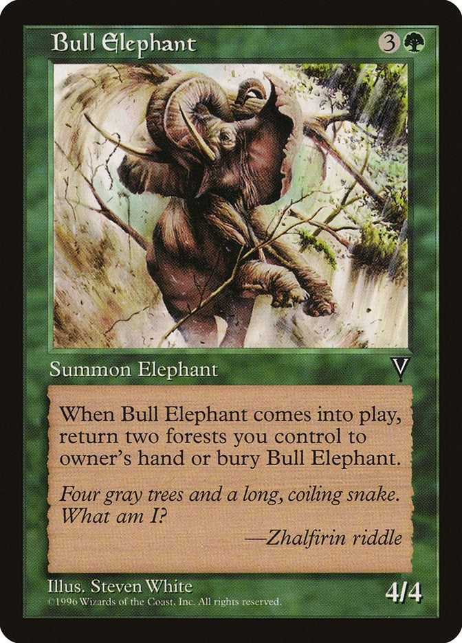 Bull Elephant [VIS] - MTG Single