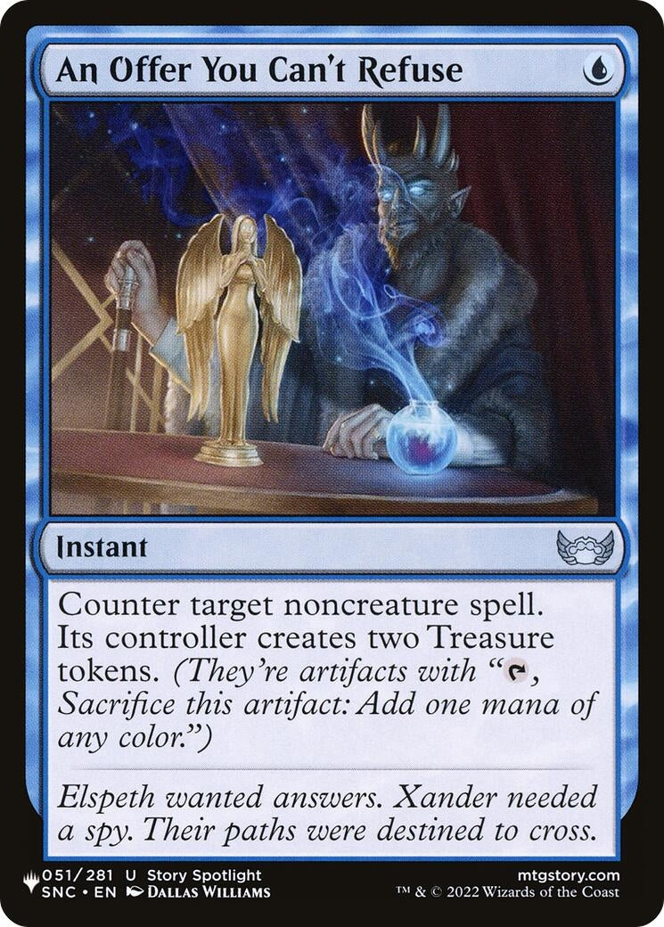 An Offer You Can’t Refuse (51) [LIST] - MTG Single