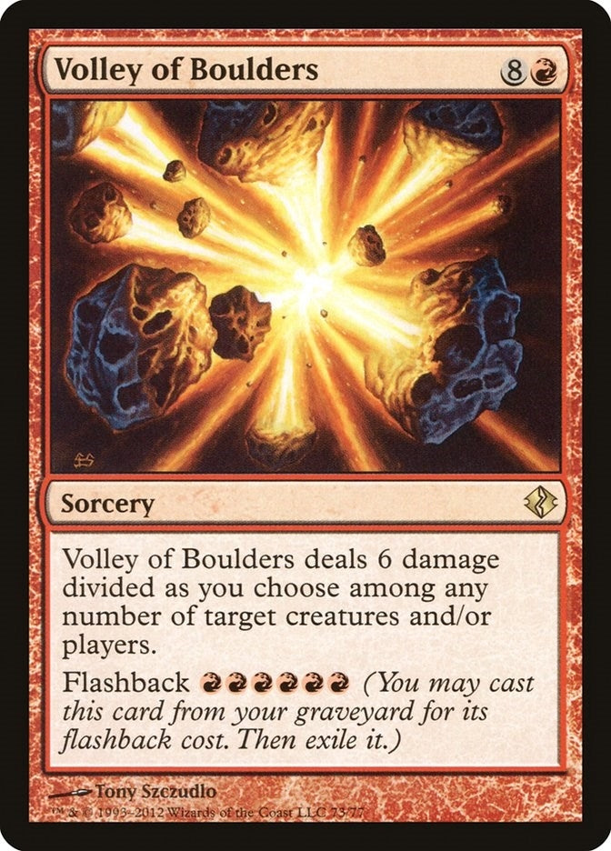 Volley of Boulders (73) [DDI] - MTG Single