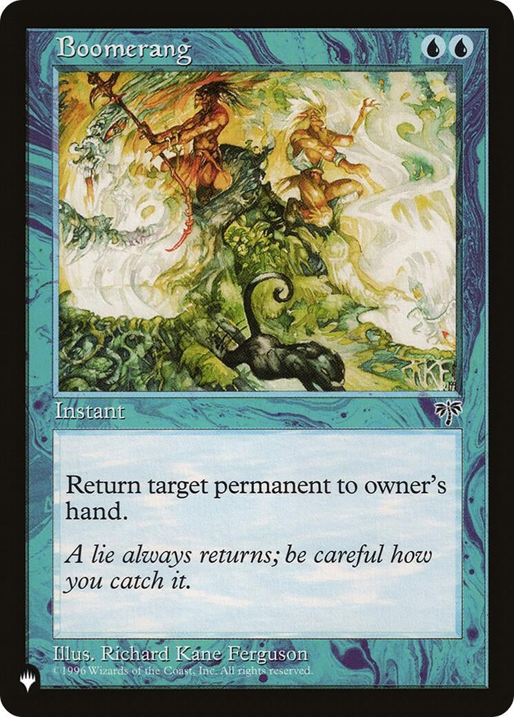 Boomerang [LIST] - MTG Single