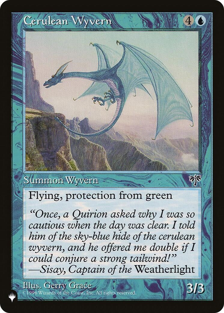 Cerulean Wyvern [LIST] - MTG Single