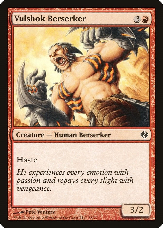 Vulshok Berserker (53) [DDI] - MTG Single