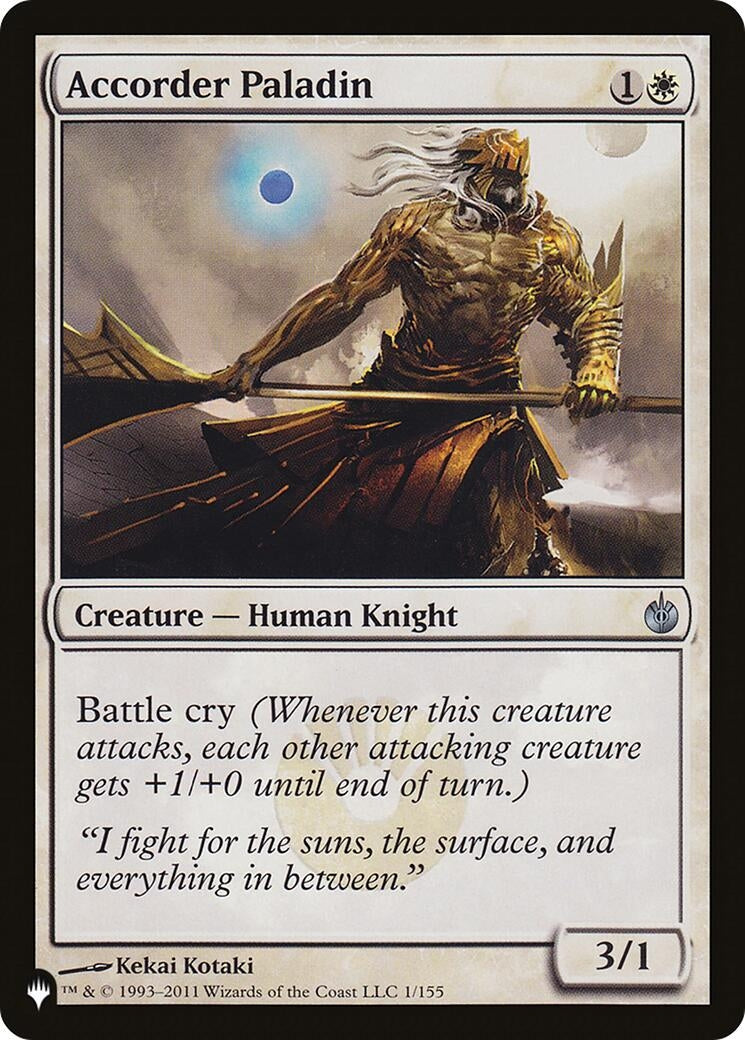 Accorder Paladin (1) [LIST] - MTG Single
