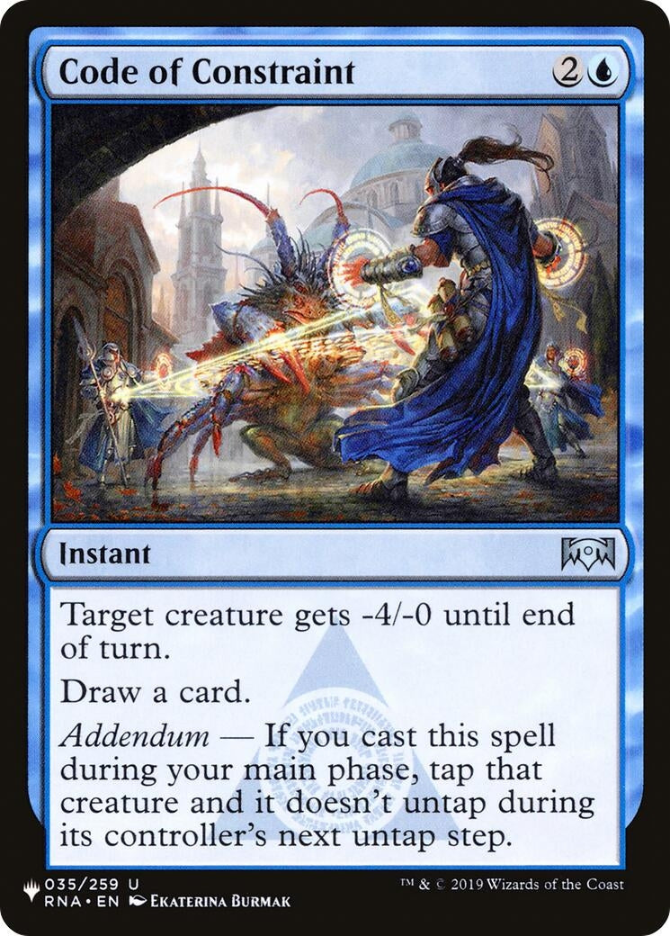 Code of Constraint (35) [LIST] - MTG Single