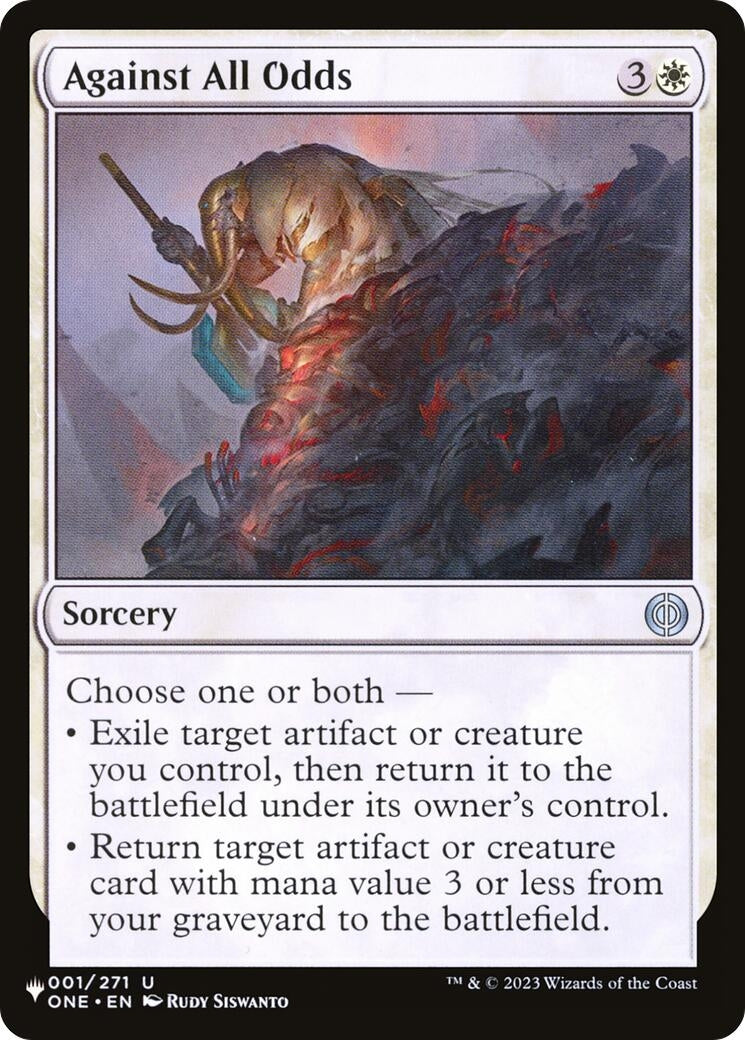 Against All Odds (1) [LIST] - MTG Single