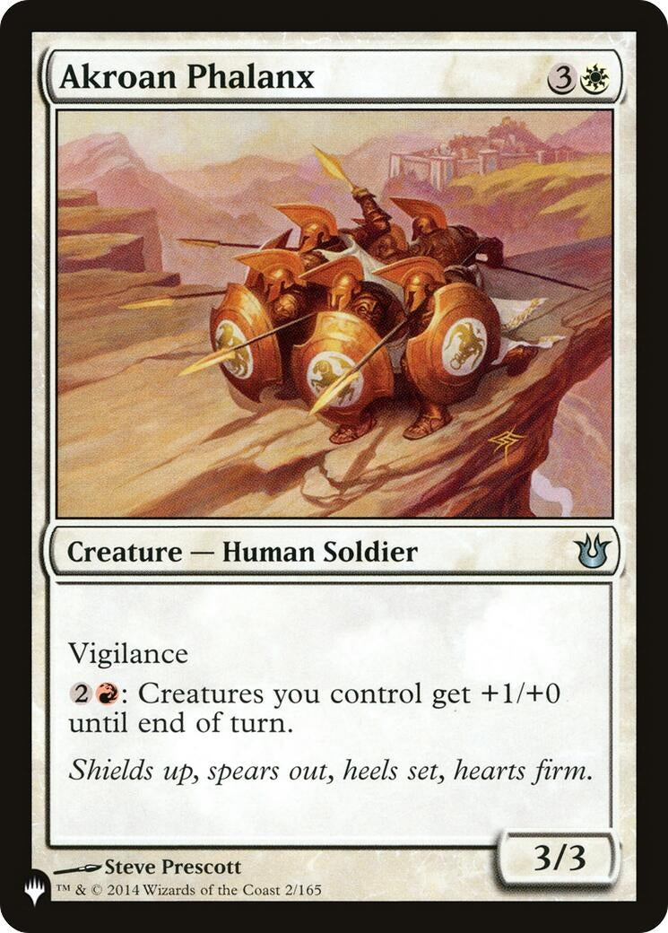 Akroan Phalanx (2) [LIST] - MTG Single