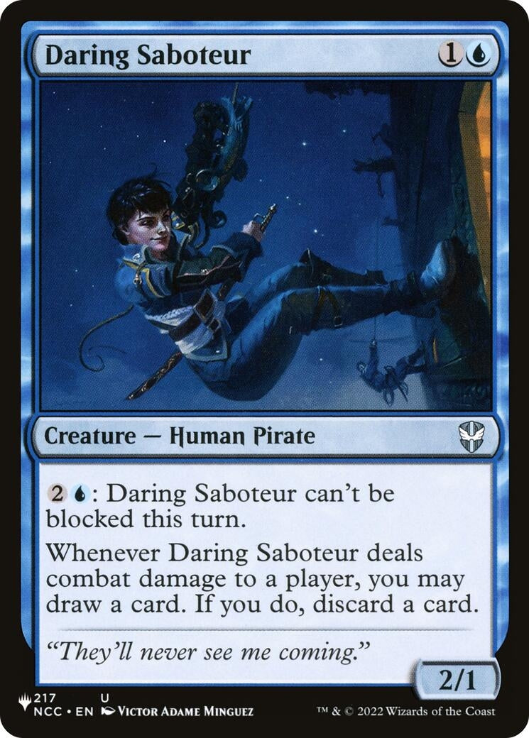 Daring Saboteur (217) [LIST] - MTG Single