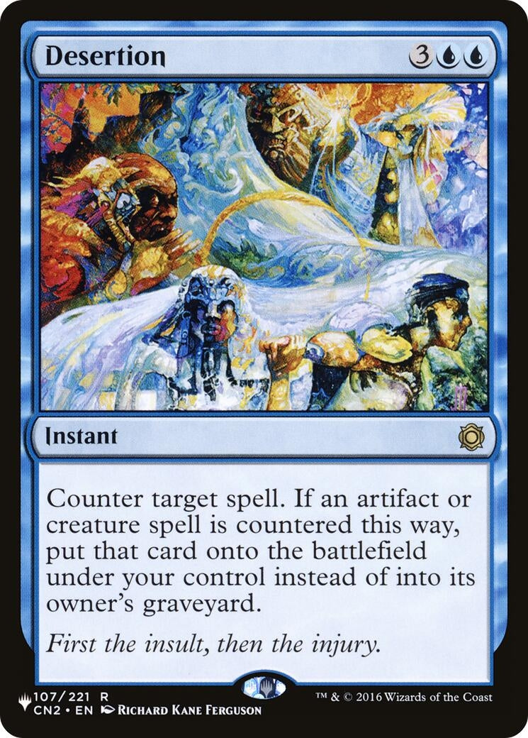 Desertion (107) [LIST] - MTG Single
