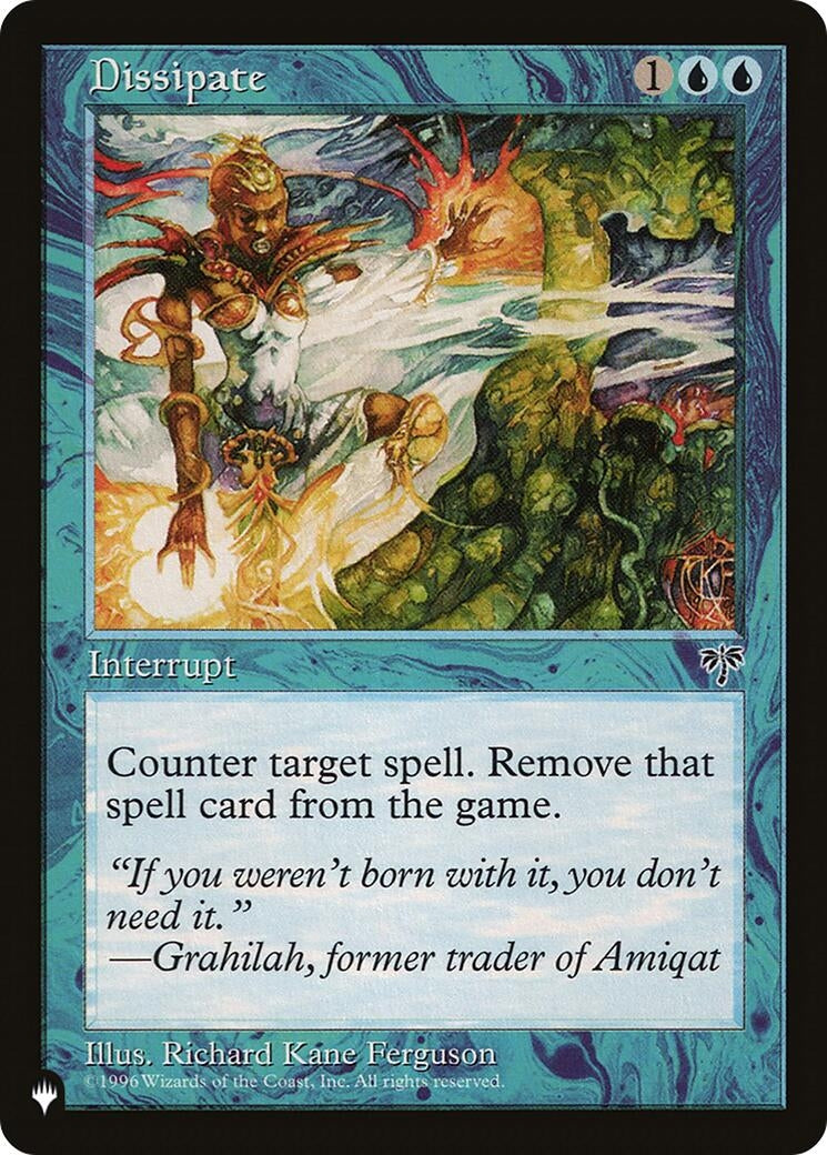 Dissipate [LIST] - MTG Single