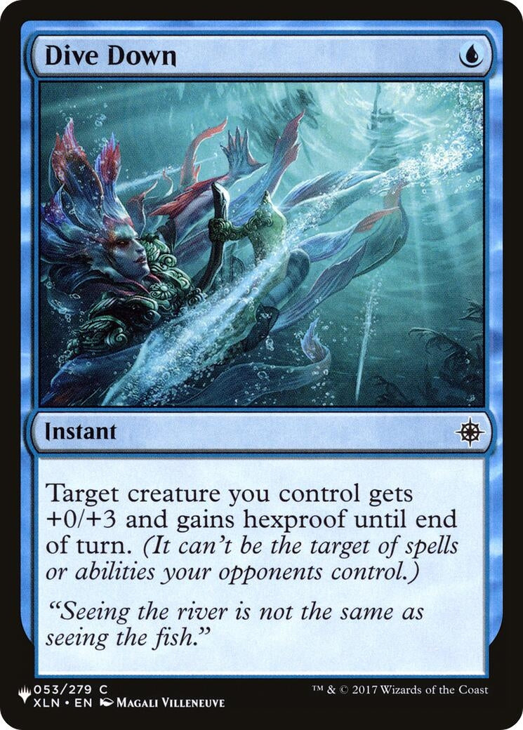 Dive Down (53) [LIST] - MTG Single
