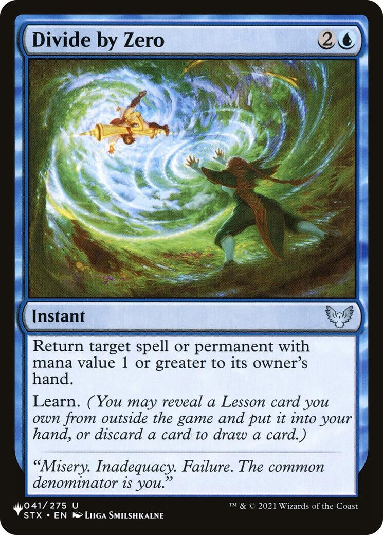 Divide by Zero (41) [LIST] - MTG Single