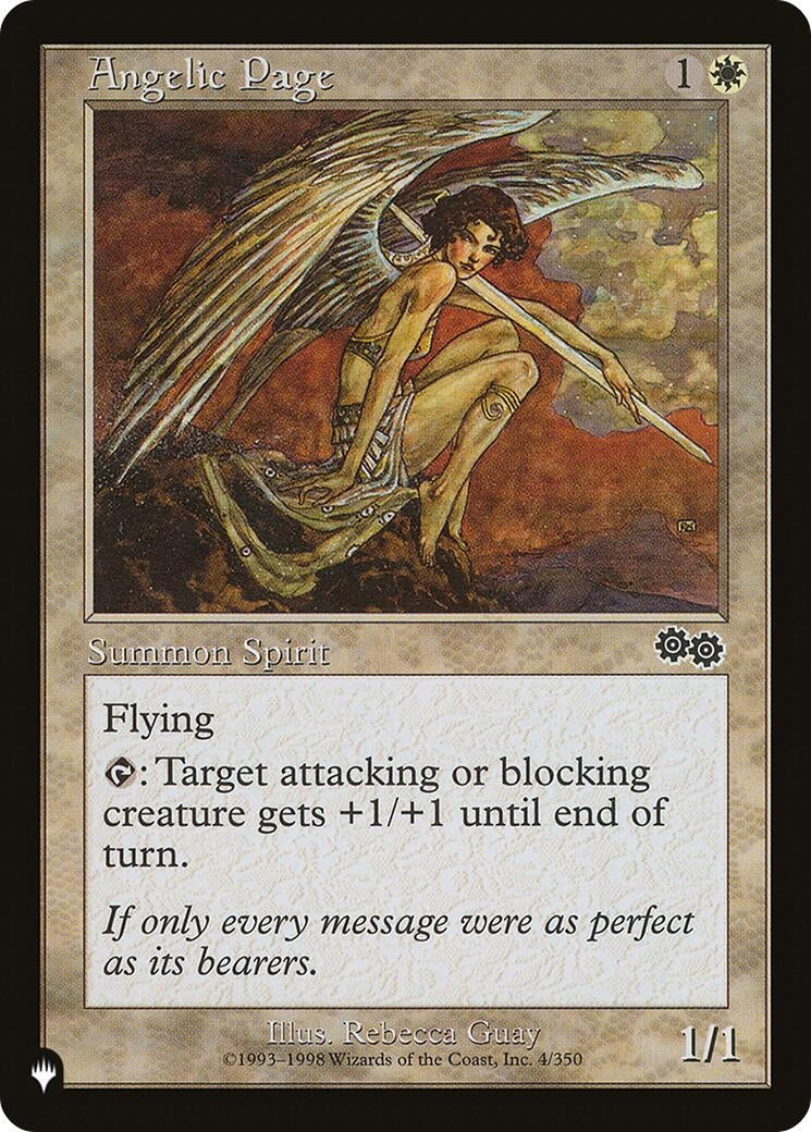 Angelic Page (4) [LIST] - MTG Single
