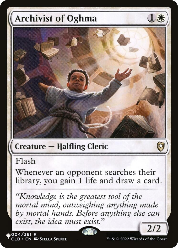 Archivist of Oghma (4) [LIST] - MTG Single