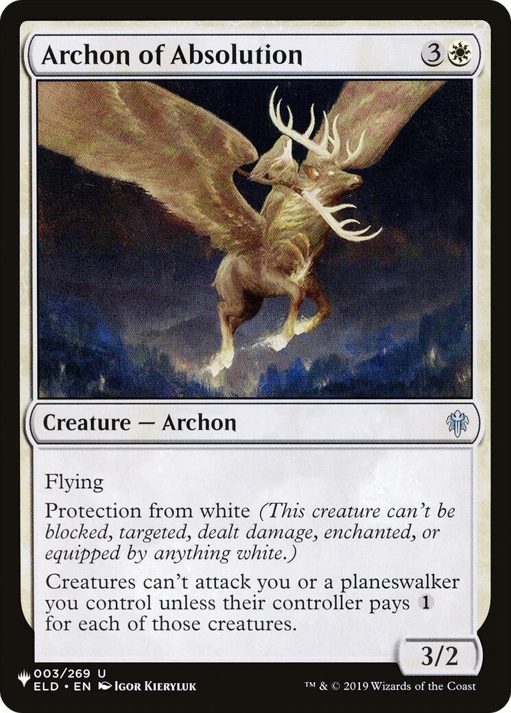 Archon of Absolution (3) [LIST] - MTG Single