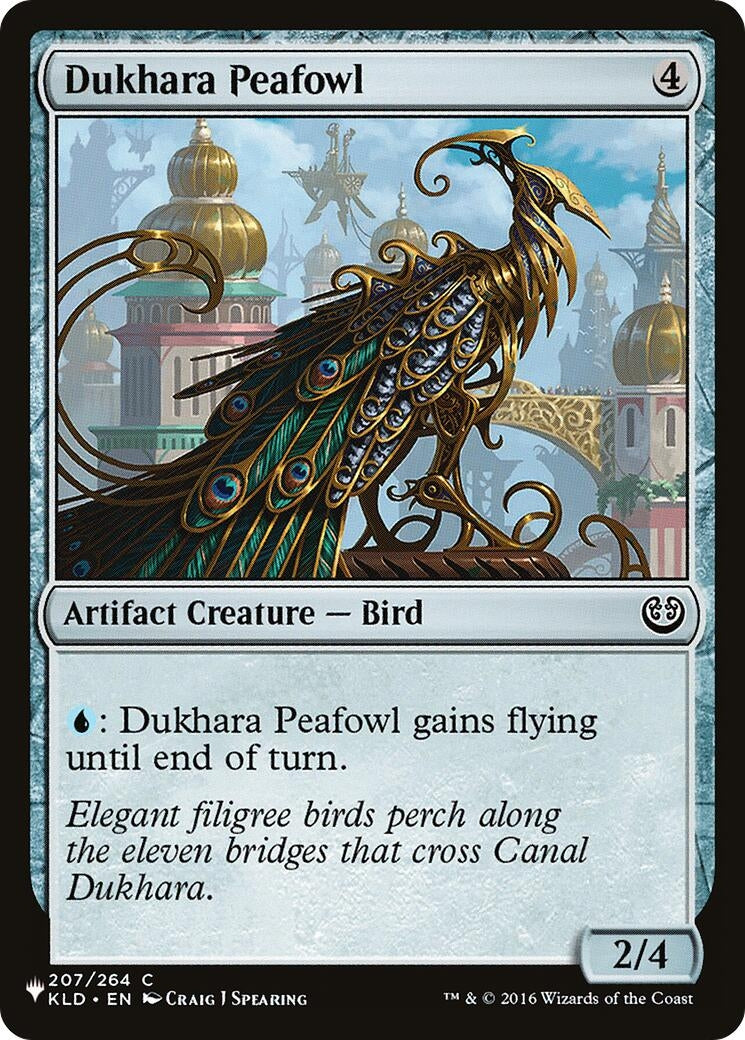 Dukhara Peafowl (207) [LIST] - MTG Single